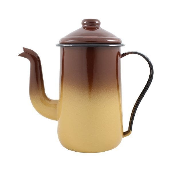 Bule Esmaltado 1,5 Litros Nº14 Ewel: Marrom