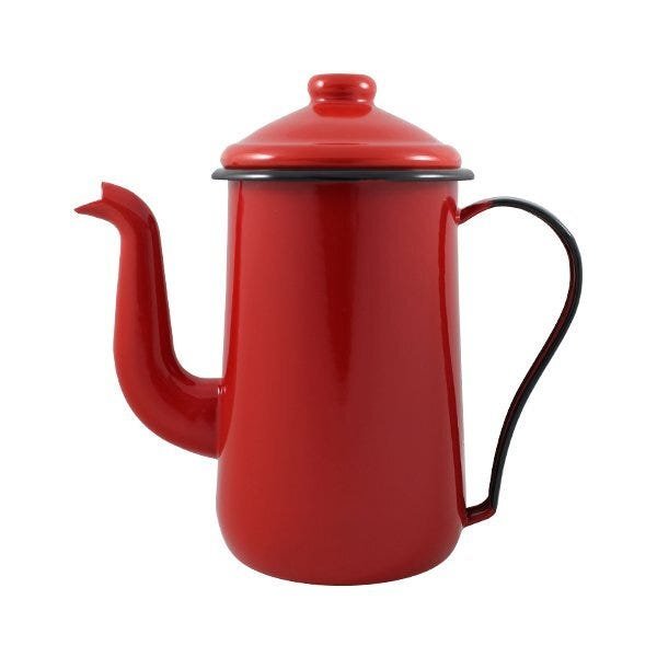 Bule Esmaltado 1,5 Litros Nº14 Ewel: Vermelho