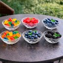 Ver imagem 1 de Jogo Tigelas Bowl Sorvete Sobremesa Vidro de 165ml Kit 6pçs