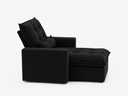 Ver imagem 2 de Poltrona do Papai Retrátil e Reclinável em Tecido Suede:Preto