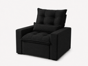 Ver imagem 4 de Poltrona do Papai Retrátil e Reclinável em Tecido Suede:Preto