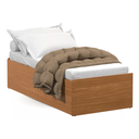 Ver imagem 5 de Bicama Solteiro Vira Casal Mdf Incluso 2 Colchões 3 em 1:nature