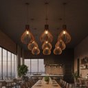 Ver imagem 4 de Luminária Pendente 131cm 1 Lâmpada Dital Interna Cozinha Jantar Quarto Lustre