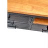 Rack Estilo Industrial de Ferro e Madeira - com 4 Rodízios, 8 Gavetas e 1 Prateleira - 6