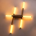 Ver imagem 3 de Plafon de Sobrepor Palito Dourado 86cm 36w 2700k - Cd017 - Bella