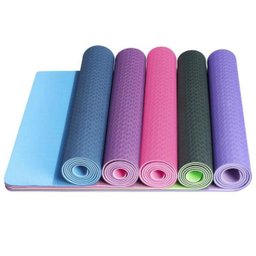 Tapete Yoga Tpe Mat Pilates Ginástica 183x61x0,8cm Com Alça - 11