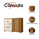 Ver imagem 7 de Guarda-Roupa Casal Alasca e Cômoda Texas Moval