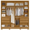 Ver imagem 4 de Guarda-Roupa Casal Alasca e Cômoda Texas Moval