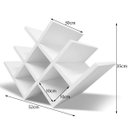 Ver imagem 4 de Suporte Nicho Adega de Garrafa Vinho Colmeia Compacta Balcão Mesa