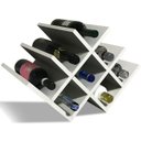 Ver imagem 1 de Suporte Nicho Adega de Garrafa Vinho Colmeia Compacta Balcão Mesa