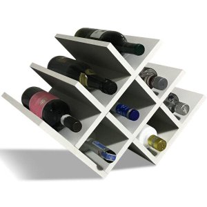 Suporte Nicho Adega de Garrafa Vinho Colmeia Compacta Balcão Mesa