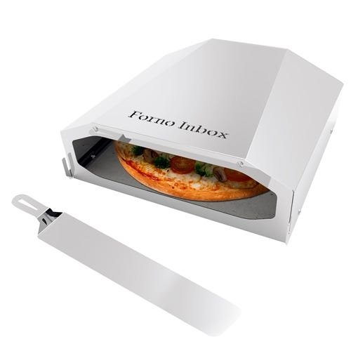 Forno de Pizza Inox Refratário Para Fogão Italiano - 2