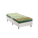 Ver imagem 1 de Cama Box Solteiro Colchão Espuma Anjos D28/EP Anatômico Pantanal + Base CRC Courano White(88x188)