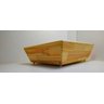 Fruteira de Madeira de Pinus com Acabamentoem Verniz de Mesa com Pezinhos de Plástico - 5