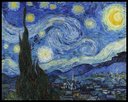 Ver imagem 1 de Quadro Decorativo Noite Estrelada Vincent Van Gogh 40x50cm
