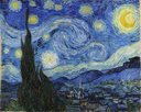 Ver imagem 1 de Quadro a Noite Estrelada Vincent Van Gogh 30x40cm