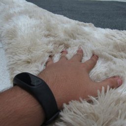 Tapete para Sala 3x2 Bege Mesclado Felpudo Peludo 3,00x2,00 - 2