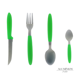 Cj Talheres 25 Pçs - Verde