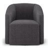 Poltrona Stella Max Bouclê Base Giratória - D'rossi Cor Grafite - 4