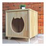 Casinha para Gatos de Madeira Natural Toca - 4