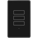 Ver imagem 2 de Interruptor Inteligente Agl Wifi Touch 3 Teclas Preto - 40101