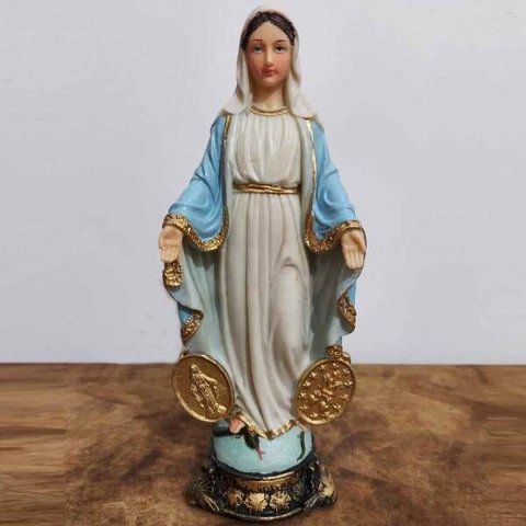 Imagem de Nossa Senhora Das Graças em Resina - 20 Cm - Modelo 2