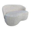 Ver imagem 3 de Kit Namoradeira + 2 Poltronas Decorativa Beatriz Orgânica Linho Bege