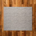 Ver imagem 2 de Tapete Grande para Sala e Quarto Cinza Chenille Texture 2,50x3,50m