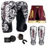Kit Boxe Muay Thai Fheras Top Caveira Branca (03003554) - 7
