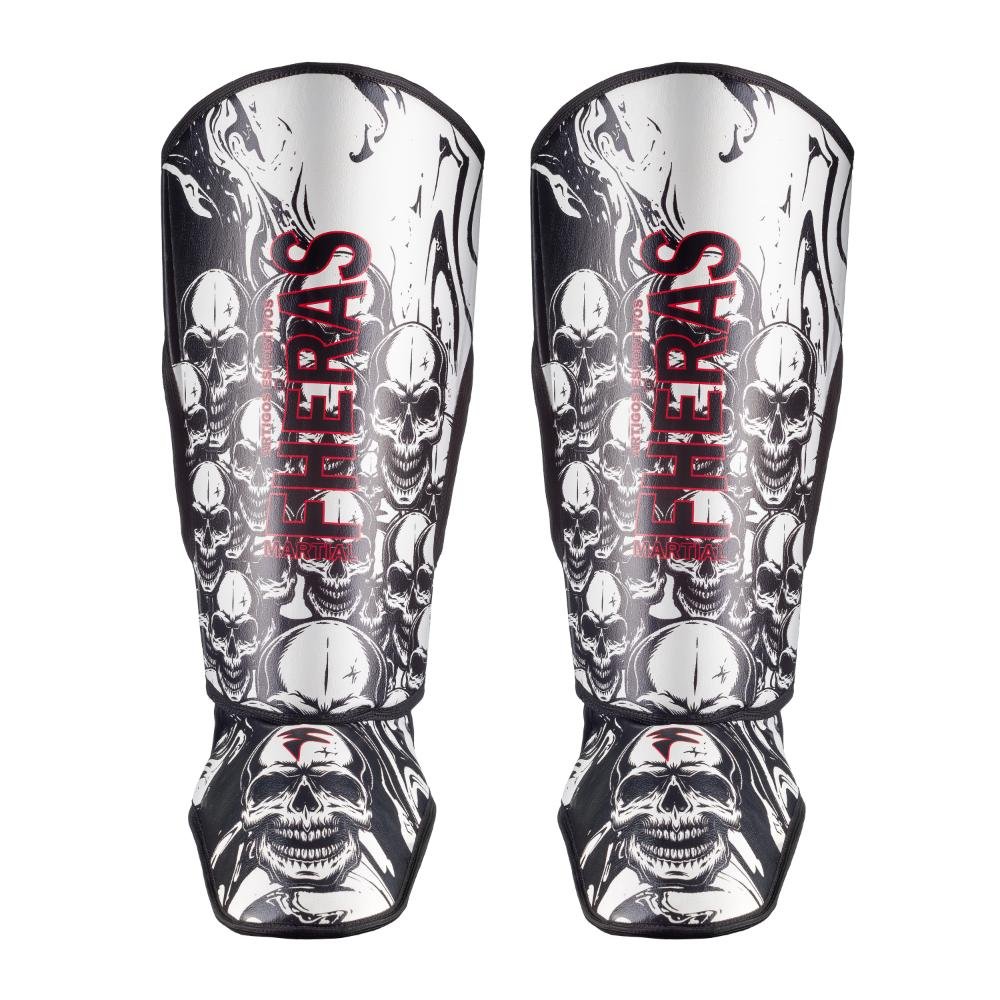 Kit Boxe Muay Thai Fheras Top Caveira Branca (03003554) - 9