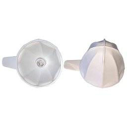 Kit 6 Cones para Espremedores de Frutas Sucos Arno Branco - 4