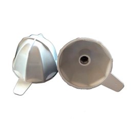 Kit 6 Cones para Espremedores de Frutas Sucos Arno Branco - 5