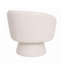 Ver imagem 5 de Poltrona Giratória Solis Courino Off White - Sallar Home