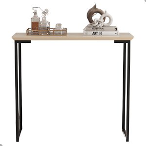 Aparador de Sala Roma Industrial:off-white e Preto