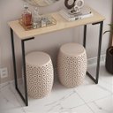 Ver imagem 6 de Aparador de Sala Roma Industrial:off-white e Preto