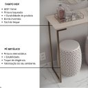 Ver imagem 3 de Aparador de Sala Roma Industrial:off-white e Preto