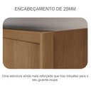 Ver mais imagens de Guarda Roupa Casal Logan 3 Portas 8 Gavetas Cumaru 23 – Novo Horizonte