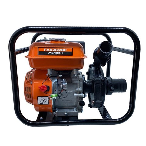 Motobomba 2 Polegadas a Gasolina 4T Centrífuga 7HP 212cc 30.000L/H Partida Manual Carbon Fak