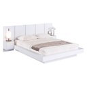Ver imagem 2 de Cama Casal/queen com Cabeceira e 2 Mesas para Colchão 198x158cm Multimóveis Cr40144 Branco