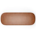 Ver imagem 7 de Puff Decorativo Orgânico para Living Quarto 140cm Doha W01 Couríssimo Camel - Lyam Decor