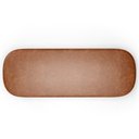 Ver imagem 6 de Puff Decorativo Orgânico para Living Quarto 140cm Doha W01 Couríssimo Camel - Lyam Decor