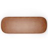 Puff Decorativo Orgânico para Living Quarto 140cm Doha W01 Couríssimo Camel - Lyam Decor - 6