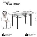 Ver imagem 3 de Conjunto de Mesa Tubular com 6 Cadeiras Lara