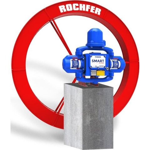 BOMBA DE RODA DÁGUA ROCHFER SMART S-340C COM RODA 1,37 X 0,17 E MINI SUPORTE