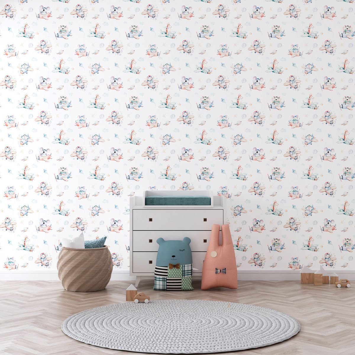 Papel de Parede Adesivo Menino Vôo Feliz 2 - 1