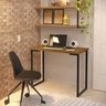 Escrivaninha Mesa de Computador Home Office - Madeira Freijo - 1