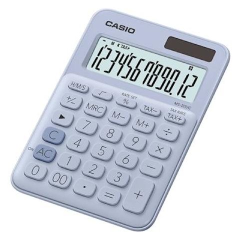Calculadora de Mesa 12 Dígitos Azul - Ms-20uc-lb-n-dc