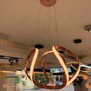 Ver imagem 6 de Lustre Pendente Led Moderno Design Atual Luxo 50W luz Iluminaçao Quarto Casa Lasa Restaurante Multiu