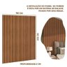 Painel Ripado Placa 180 Cm X 250 Cm Mdf e Mdp Nature Linea Brasil - 5