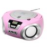 Rádio Micro System Cd Usb Bluetooth Fm Menina Rosa Presente Namorada Mulher Menina Esposa - 2